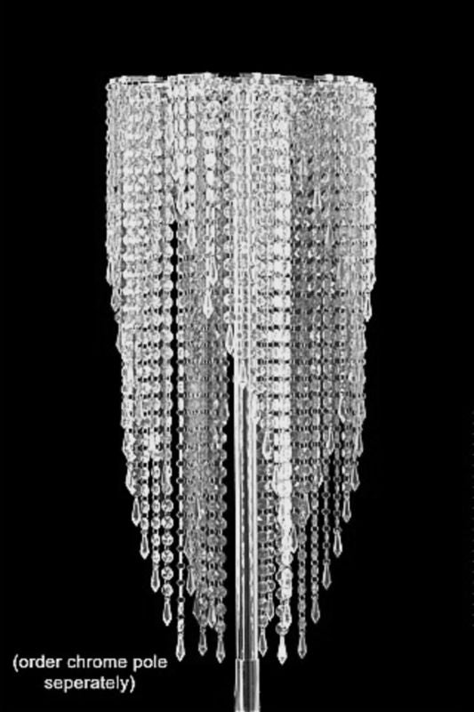Sleek, transparent acrylic display measuring 29.5D x 62cmH, perfect for plants or as a modern barrier in any decor.