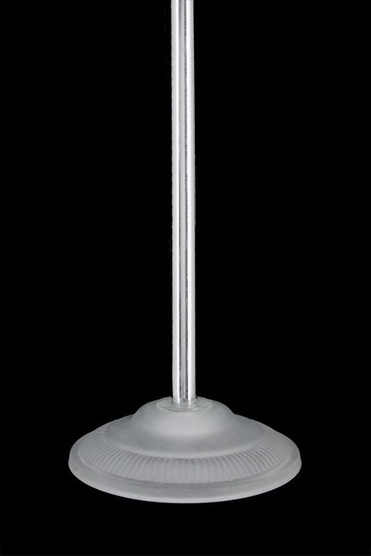 Set of 4 white frosted candle bases, 22cm diameter, perfect for elegant home decor and creating a cozy ambiance.