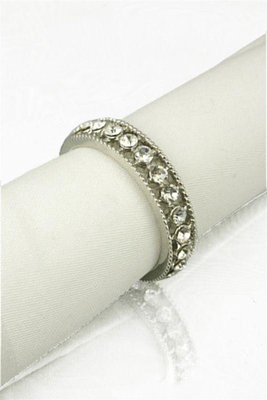 Elegant silver napkin rings set of 18, perfect for elevating table settings for any occasion with timeless style.