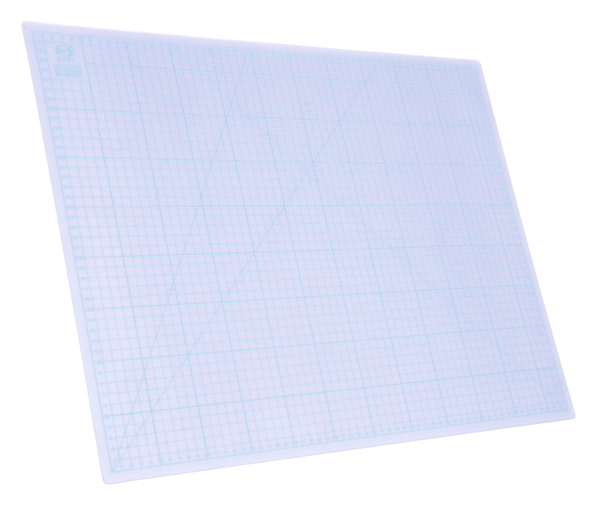 Translucent 450x300mm cutting mat, 3mm thick, perfect for precise cutting, protecting surfaces for crafters and hobbyists.