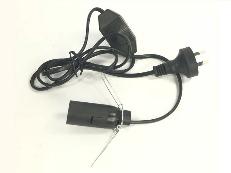 Premium dimmer lead for salt lamps, allowing light level adjustment and enhancing ambiance for any space.