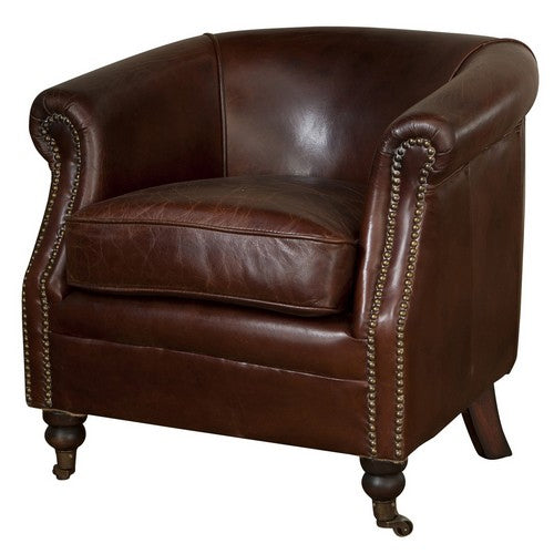 Chair - Mossberg Vintage Cigar - Leather