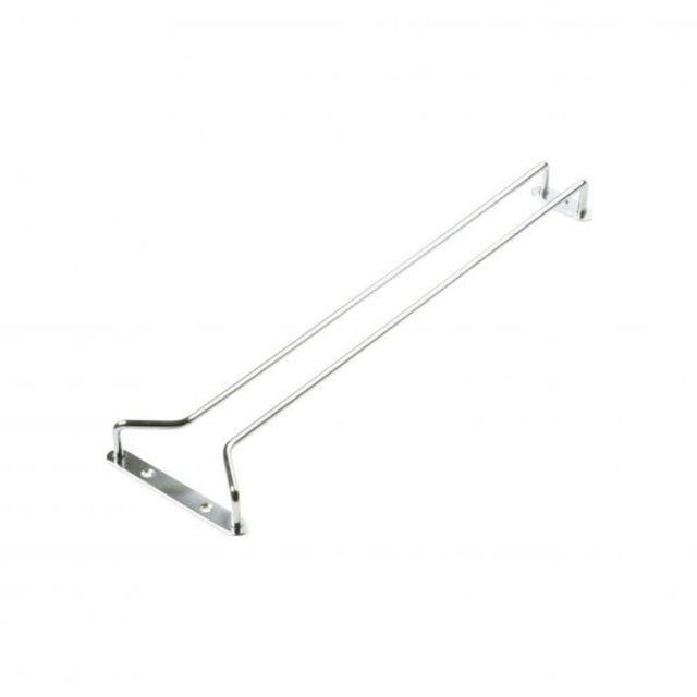 Chrome 610mm kitchen hanger by Chef Inox, designed for organizing pots, pans, and utensils with durability and style.