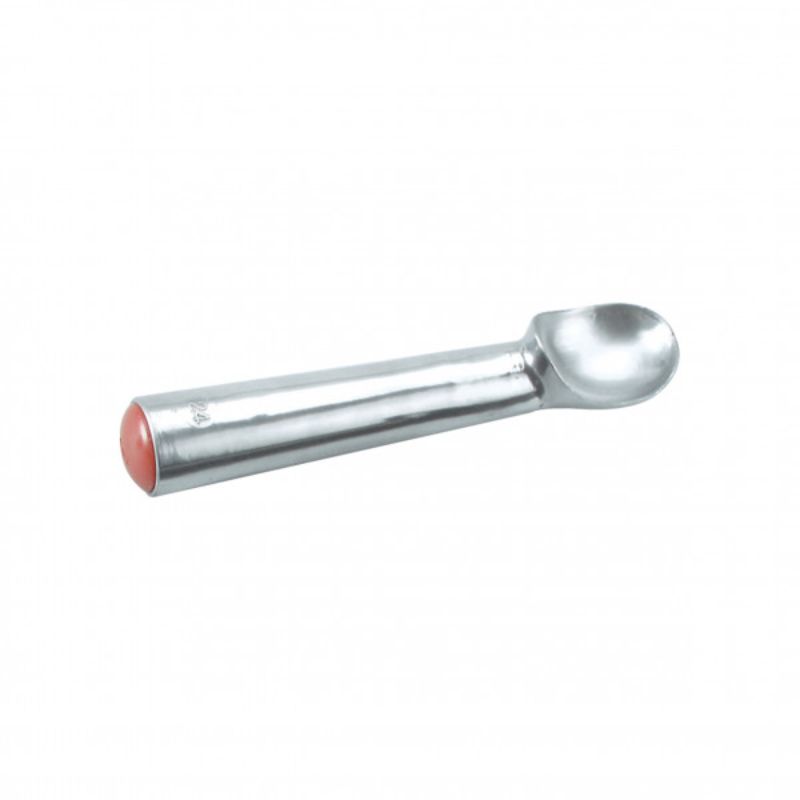 Stainless steel Chef Inox Ice Cream Dipper No.16 with ergonomic handle for perfectly rounded ice cream scoops.