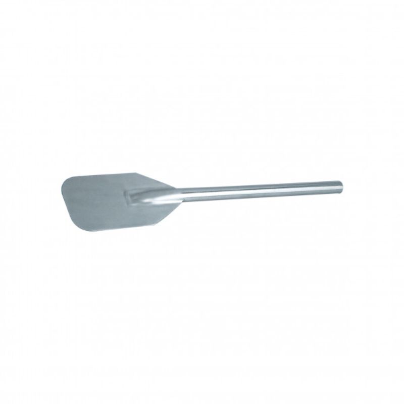 Stainless steel Chef Inox mixing paddle, 900mm long, durable and ergonomic for easy mixing and stirring in the kitchen.