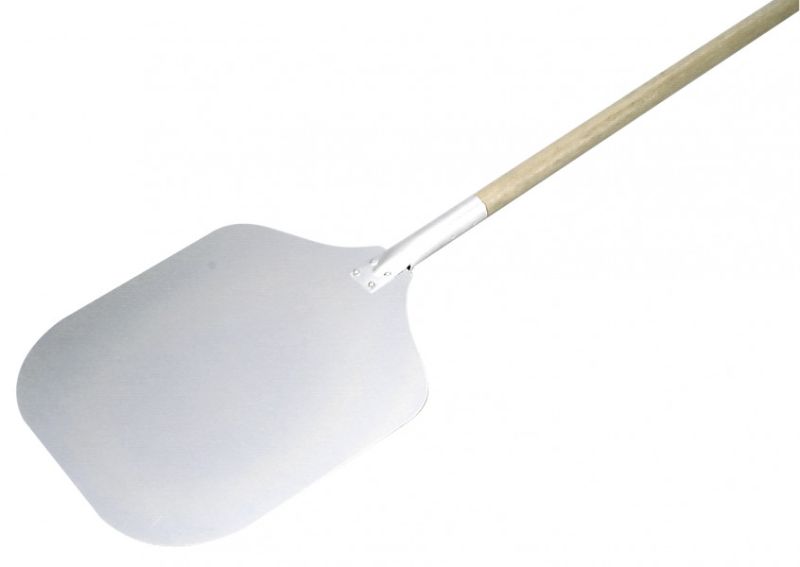 Aluminium pizza peel with 1300mm width, designed for easy pizza handling in home or professional kitchens.