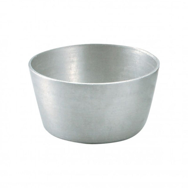 Aluminium pudding mould by Chef Inox, 85x55mm, perfect for creating desserts like panna cotta and mousse. Durable design.