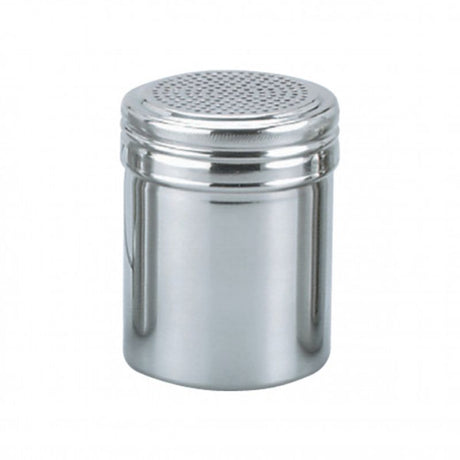 Stainless steel Chef Inox Salt Dredge, 285ml, perfect for dispensing salt and spices in an elegant and durable design.