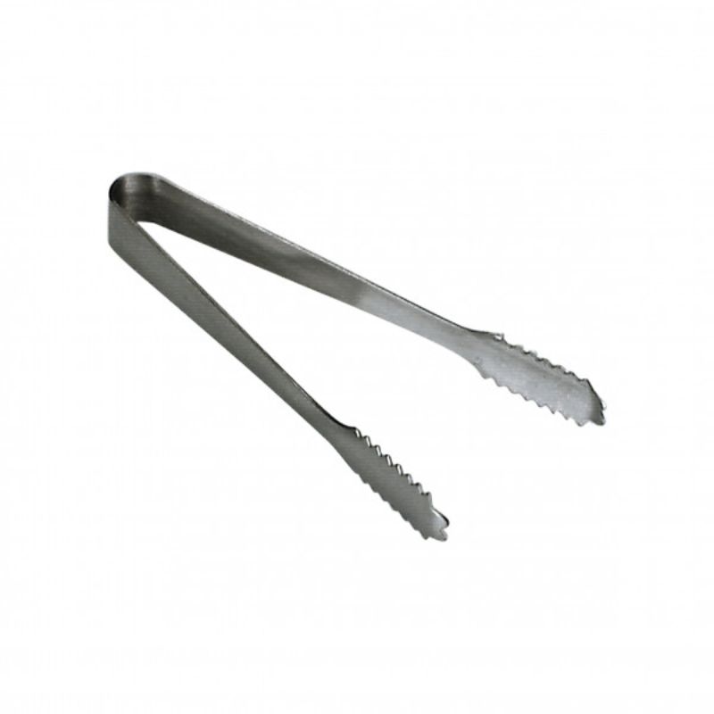 Premium stainless steel ice tongs by Chef Inox, designed for durability and precision in serving ice cubes.