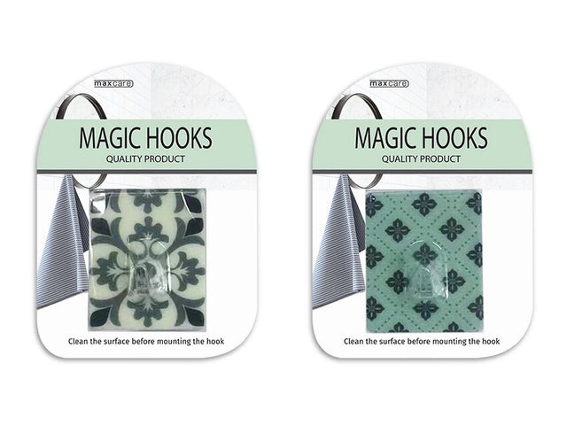 Magic Hook by Max Brand: 24 assorted 4x5cm hooks for stylish and versatile organization in any space.