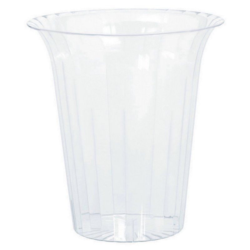 Plastic Flared Cylinder - Small (Clear)
