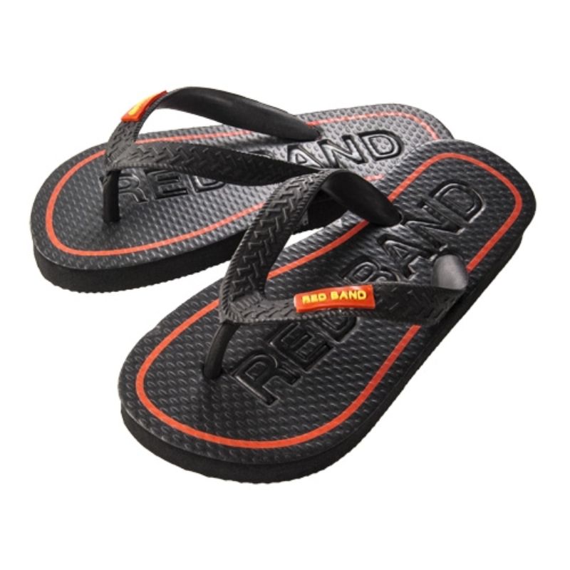 Vibrant red children’s sandals made from durable rubber, ideal for summer outings and active play, size 220mm.