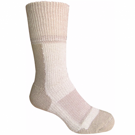Premium navy socks for men and women with Elastic Support System, Merino Wool blend for comfort and fit, size 11-13.