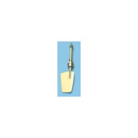 High-quality wooden rudder measuring 22 x 77mm, enhancing model ship performance with elegant design and easy installation.