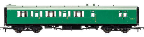 Hornby BBR Bulleid 59' Corridor Brake 3rd model, showcasing Era 4 British Railways design with curved bodyside and detailed underframe.