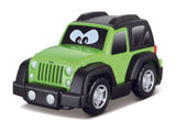 Colorful BB Junior Jeep toy set for toddlers, designed to enhance imaginative play and fine motor skills.