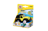 Cute free-wheel Jeep toy set for toddlers, promoting imaginative play and fine motor skill development.