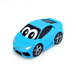 Colorful BB Junior Lamborghini Huracan toy car for toddlers, promoting imaginative play and fine motor skill development.