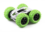 Remote control car Exost 360 Cross II, designed for kids, features double-sided flips and rugged tires for all-terrain fun.