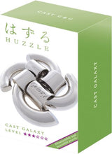 Alt text: Intricate Huzzle Puzzle: Galaxy (Lv3) featuring free-moving pieces, perfect for adults and puzzle enthusiasts aged 8+.