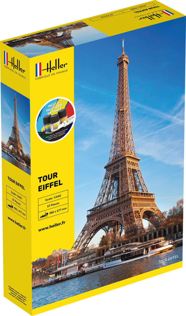 Heller: 1:650 Starter Kit Tour Eiffel