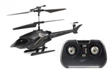 Sleek Silverlit Flybotic Sky Cheetah indoor helicopter with infrared technology, designed for easy control and fun flights.