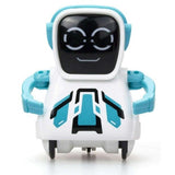 Interactive Silverlit Ycoo Pokibot Square robot toy with voice playback, responds to claps, assorted designs for kids ages 3+.