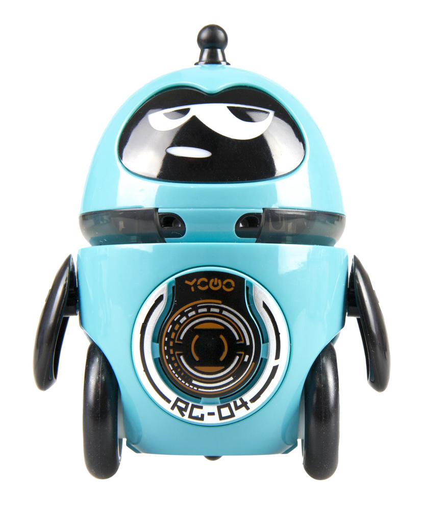 Interactive Silverlit Ycoo Follow Me Droid for kids, featuring gesture control and obstacle detection, assorted colors.