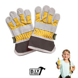 Stanley Jr Work Gloves for kids aged 5+, providing safety and comfort for DIY projects, crafts, and outdoor adventures.