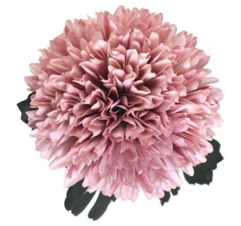 Artificial pink dandelion flower ball (54cm) adds whimsical elegance to decor, perfect for any indoor or outdoor setting.