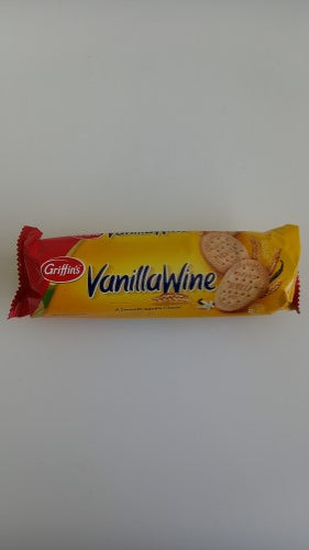 Biscuits Vanilla Wine 250gm Griffins - Packet