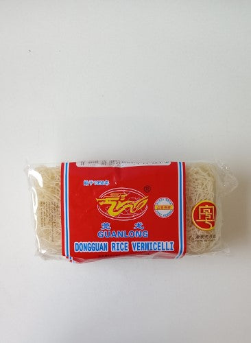 Guan Long 400gm Vermicilli Rice noodles, light and silky, perfect for stir-fries and soups in Asian cuisine.