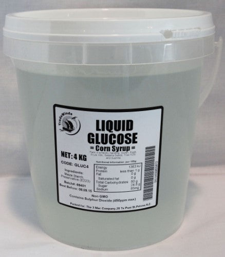 Glucose Syrup 4kg TUB for baking and confectionery, enhancing texture and taste with premium quality.