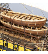 Detailed 1:84 scale model of the historic Spanish ship Santa Ana, perfect for collectors and model ship enthusiasts.