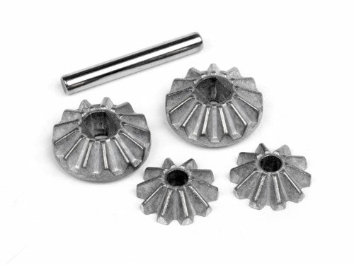 E10 Bevel Gear Set (13T/10T) for RC vehicles, enhancing torque and speed with durable, precision-engineered gears.
