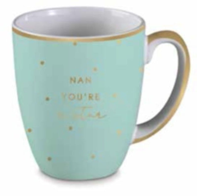 Ceramic mug with a heartfelt "NAN YOU'RE A STAR" design, perfect for mothers and grandmothers, 11oz capacity.