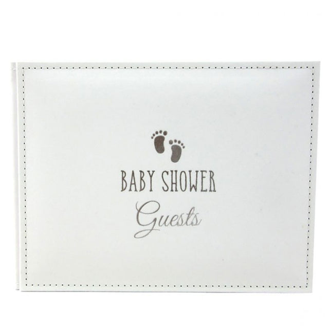Elegant baby shower guest book (23CM) for capturing heartfelt messages and wishes from friends and family.