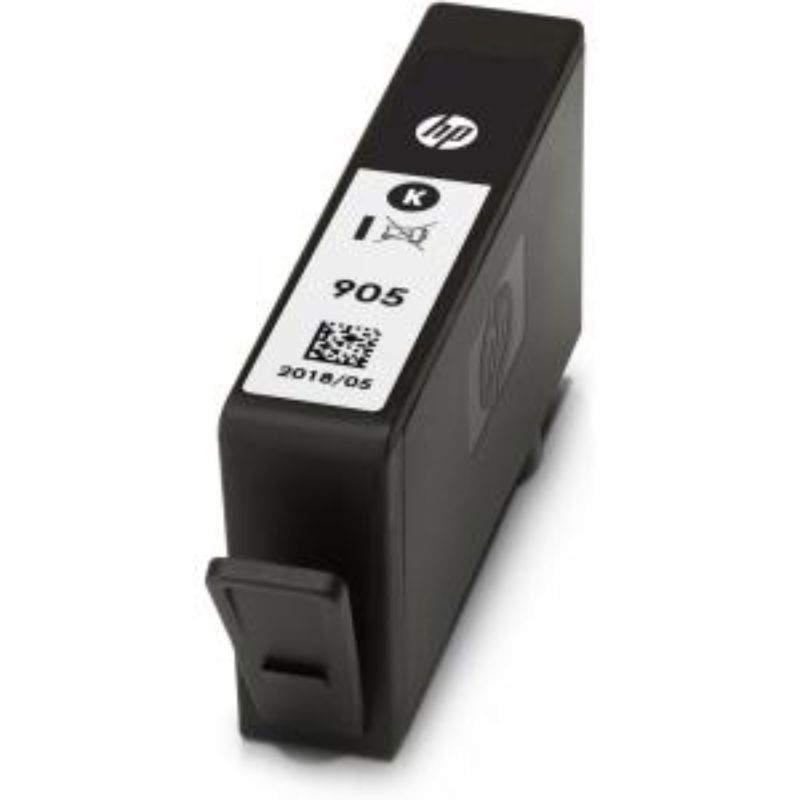 HP 905 Original Black Ink Cartridge for inkjet printers, yielding 300 pages of sharp, professional-quality prints.