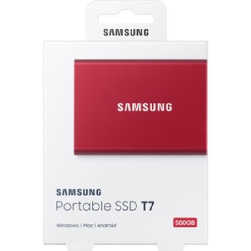 Samsung T7 MU-PC500H/WW 500 GB Portable Solid State Drive - External - PCI Expr
