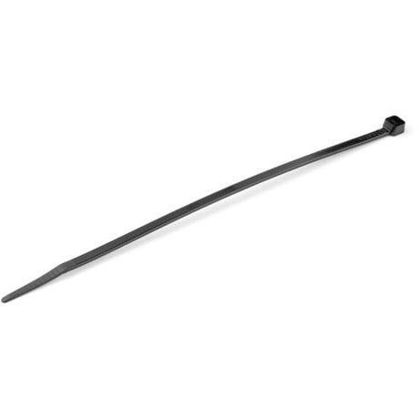 Black 8" cable ties from StarTech.com are durable Nylon 66 ties, perfect for bundling cables up to 2.16" in diameter.