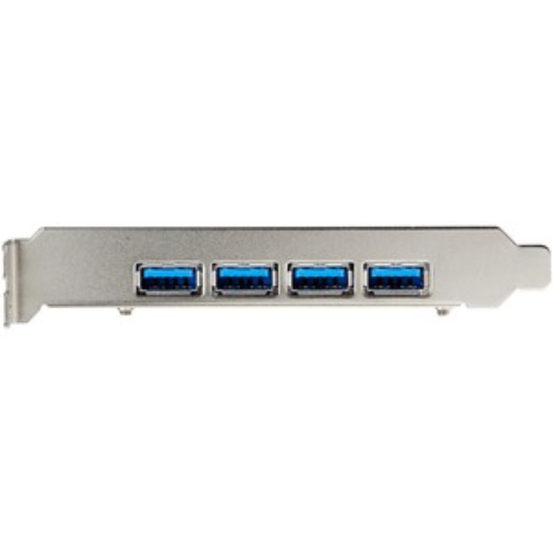 StarTech.com USB 3.1 Card with 4 USB-A ports, PCIe x4 for 10Gbps data transfer, ideal for high-performance device connectivity.