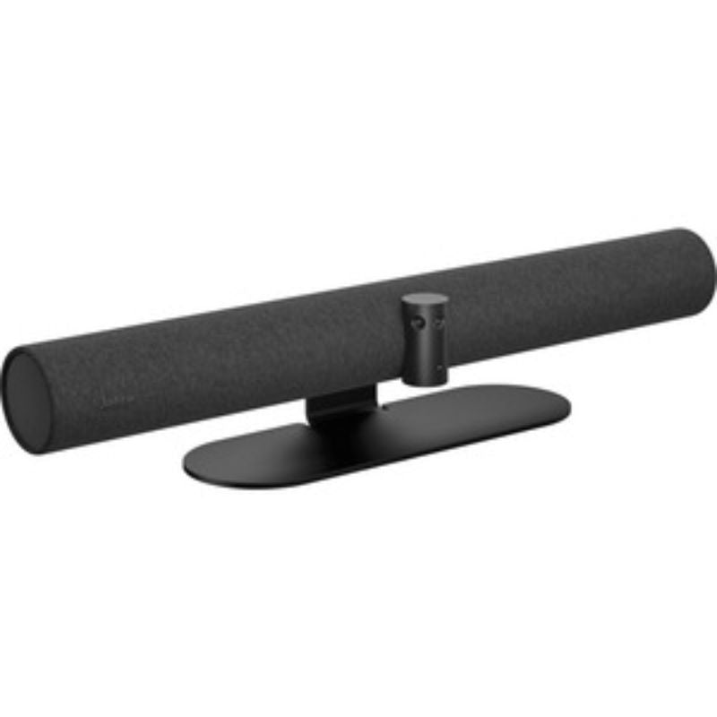 Jabra PanaCast 50 Table Stand in black, a sleek and versatile support for desktop video conferencing cameras.