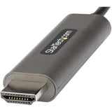 StarTech.com 16ft USB C to HDMI cable adapter delivers 4K 60Hz HDR10 visuals for seamless device connections and vibrant displays.