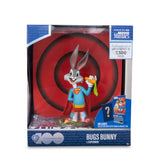 Bugs Bunny figurine as Superman, 6-inch, limited edition, includes backdrop, alternate hand, and certificate of authenticity.