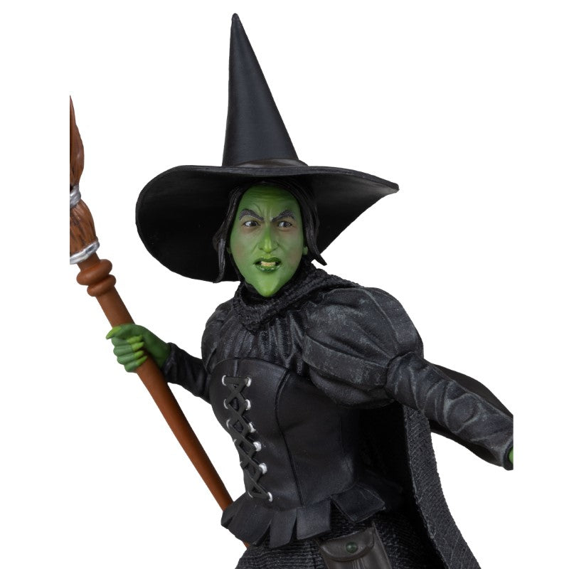 6-inch WB 100 Wicked Witch of the West figurine, featuring vibrant details, scenic backdrop, and limited edition authenticity.