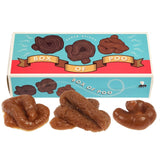 Box of Sticky Poo from Rex London, featuring three realistic fake poos for hilarious pranks and laughter at gatherings.