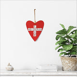 Kiwiana Wall Art featuring a heart design with "Aroha" and "Love," celebrating New Zealand's culture in vibrant colors.