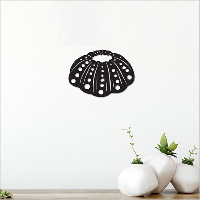 Stylish 18cm Black Kina acrylic wall art, blending contemporary design with Kiwiana charm for any interior.