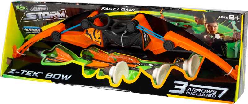 Vibrant Z-Tek Bow by Zing, designed for kids 6+, promoting active outdoor play and developing archery skills.