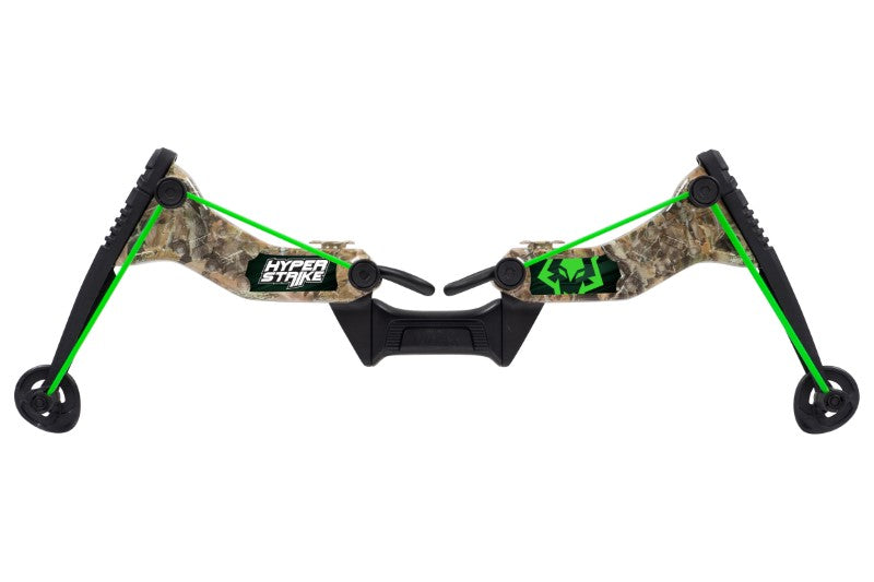 Digital Camo Hyper Strike Bow by Zing, featuring foam-tipped arrows for safe, outdoor archery fun for all ages.